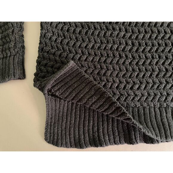 A.N.A A New Approach crew neck open knit pullover sweater - Picture 6 of 9